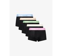 Calvin Klein Mens Calvin Klein Icon Pride Low-Rise Pack Of Five Cotton-Stretch Trunks Multi M