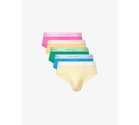 Calvin Klein Mens Calvin Klein Icon Pride Pack Of Five Stretch-Cotton Hip Briefs Multi M