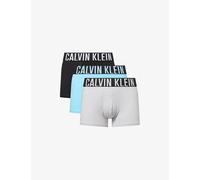 Calvin Klein Mens Calvin Klein Intense Power Pack Of Three Cotton-Jersey Trunks Multi S