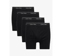 Calvin Klein Mens Calvin Klein Logo-Waistband Pack Of Three Cotton Boxer Briefs Black L