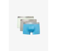 Calvin Klein Mens Calvin Klein Micro-Stretch Pack Of Three Jersey Trunks Multi L