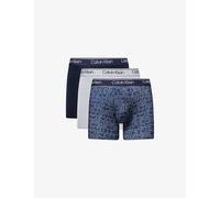 Calvin Klein Mens Calvin Klein Microfibre-Stretch Pack Of Three Pack Jersey Boxer Briefs Multi L