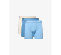 Calvin Klein Mens Calvin Klein Ultra Soft Pack Of Three Modal-Jersey Boxer Briefs Multi S