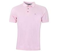 Calvin Klein Mens Campus 3 Button Polo Shirt - Baby Pink - XXXXXL