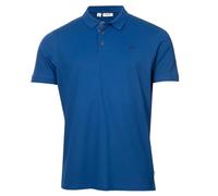 Calvin Klein Mens Campus 3 Button Polo Shirt - Dresden Blue Camo - S