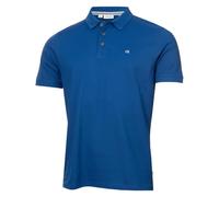 Calvin Klein Mens Campus 3 Button Polo Shirt - Dresden Blue - XXXXL