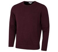 Calvin Klein Mens Campus Crew Neck Sweater - Burgundy - XL