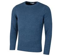 Calvin Klein Mens Campus Crew Neck Sweater - Denim Marl - L