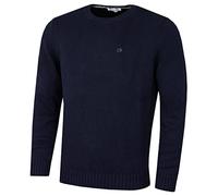 Calvin Klein Mens Campus Crew Neck Sweater - Navy - XXXL