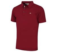 Calvin Klein Mens Campus Sport Polo Shirt - Burgundy Sport - XXXXXL