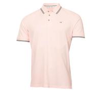 Calvin Klein Mens Campus Tipped Polo Shirt - Baby Pink Tipped - XXXXXL
