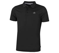 Calvin Klein Mens Central Eco Polo Shirt - Black - L