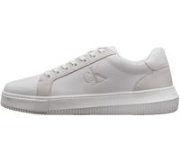 Calvin Klein Men's Chunky Authentic Cupsole Trainers, White (Bright White/Creamy White), 9