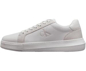 Calvin Klein Men's Chunky Authentic Cupsole Trainers, White (Bright White/Creamy White), 9