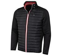 Calvin Klein Mens CK Hybrid Jacket - Black/Red - XXXL