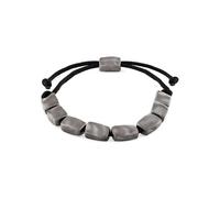Calvin Klein Men's CK METALLIC WAVES Collection Nylon Bracelet with GunMetal Ion Plating (IP) - 35100034