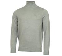 Calvin Klein Mens CK Roll Neck Rib Knit Sweater - Sage - L