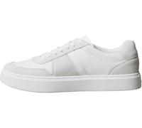 Calvin Klein Men's Classic Cups LACE Mix EMB Tongue YM0YM01395 Low Top, White (Triple Bright White), 6.5