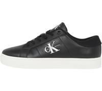 Calvin Klein Men's Classic Low Top Lace Up Cupsole Trainers, Black (Black/Bright White), 6