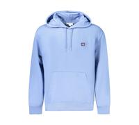 Calvin Klein Mens Classic Pullover Cotton Hoodie - Light Blue - Size 2XL