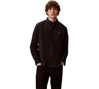 Calvin Klein Men's Classic Solid Oxford Shirt, Black (Black), XL