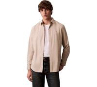 Calvin Klein Men's Classic Solid Oxford Shirt, Grey (Ancient Marble), M