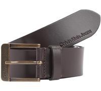 Calvin Klein Men's Classic Square Buckle Leather Belt, Brown (Bitter Brown), 45,3 inches