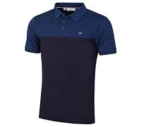 Calvin Klein Mens Colour Block Lightweight Breathable Golf Polo Shirt