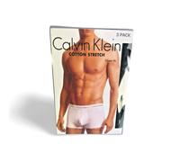 Calvin Klein Mens Cotton Stretch Trunks 3 Pack Black U2664G-XWB S / M