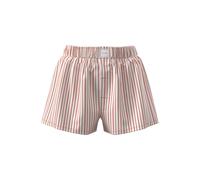 Calvin Klein Men's Covered Wb Poplin Short Aurora Stripe Peach Bliss | Size: Medium Calvin Klein Peach M