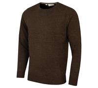 Calvin Klein Mens Crew Neck Cotton Sweater - Peat - L
