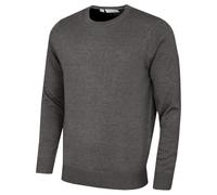 Calvin Klein Mens Crew Neck Cotton Sweater - Slate Marl - XXL
