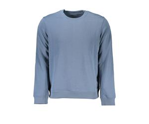 Calvin Klein Mens Crew Neck Sweatshirt Long Sleeve - Blue - Size 2XL