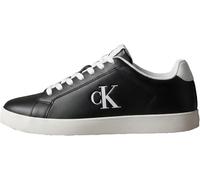 Calvin Klein Men's Cupsole Trainers Derby with Logo, Black (Black/Bright White), 12