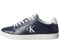 Calvin Klein Men's Cupsole Trainers Derby with Logo, Blue (Calvin Navy/Bright White), 11