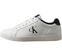 Calvin Klein Men's Cupsole Trainers Derby with Logo, Multicolor (Bright White/Ck Black), 10