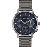 Calvin Klein Analogue Multifunction Quartz Watch for Men Gauge Collection with Black Stainless Steel Bracelet - 25200495