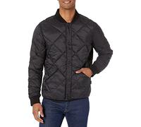 Calvin Klein Men's Diamond Quilted Jacket, Reversible Black, XL