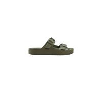 Calvin Klein Men's Ergon Eva Double Bar Sandal Deep Lichen Green | Size: 9 Calvin Klein Green 9