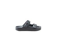 Calvin Klein Men's Ergon Eva Double Bar Sandal Turbulence in Grey | Size: 8 Calvin Klein Grey 8