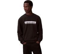 Calvin Klein Men's Eu Sportswear Graphic Crewneck LV04LF231G, BLACK, 3XL