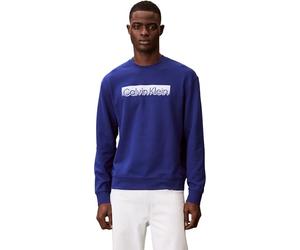 Calvin Klein Men's Eu Sportswear Graphic Crewneck LV04LF231G, BLUE, 3XL