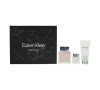 Calvin Klein Mens Euphoria Men Eau De Toilette 100ml, Aftershave Balm + Eau De 15ml Gift Set - Black - One Size