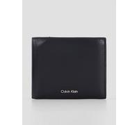 Calvin Klein Men's Full Grain Leather Billfold Coin Pocket Wallet, Black, Men Black