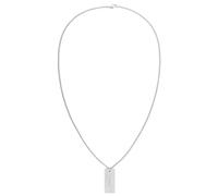 Calvin Klein Men's GRID Collection Pendant Necklace in Stainless Steel - Available in Silver or Black Version