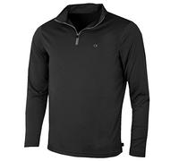 Calvin Klein Mens Harlem 1/4 Zip Pullover - Black - XL