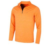 Calvin Klein Mens Harlem 1/4 Zip Pullover - Orange Marl - XXL