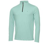 Calvin Klein Mens Harlem 1/4 Zip Pullover - Sage - 3XL