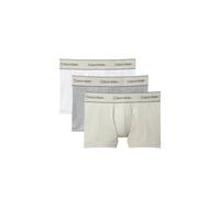 Calvin Klein Men's Heritage Cotton Trunk 3Pk Oyster Gray/Grey Heather/White | Size: XL Calvin Klein Multicolor XL