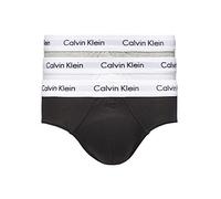 Calvin Klein Men's Hip Brief - 3 Pack Black/Heather/White